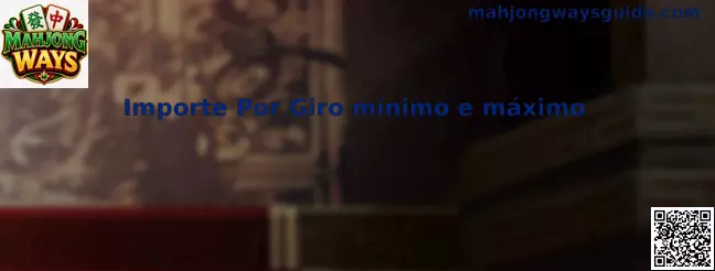 Importe Por Giro mínimo e máximo en Mahjong Ways