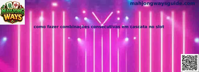 Ejemplo de combinaciones consecutivas en cascada en Mahjong Ways