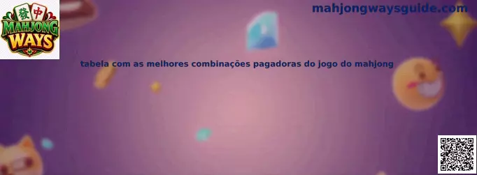 Tabla de combinaciones pagadoras de Mahjong Ways