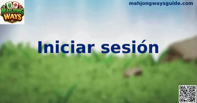 Iniciar sesión en Mahjong Ways