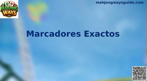Marcadores Exactos guía apuestas fútbol