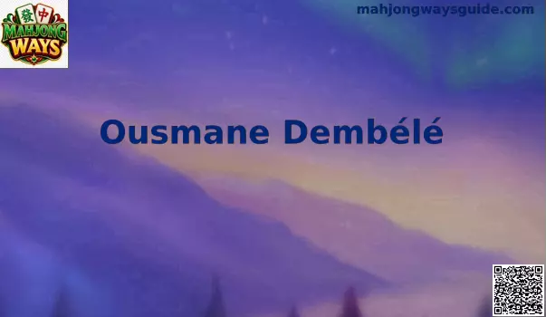 Ousmane Dembélé análisis táctico